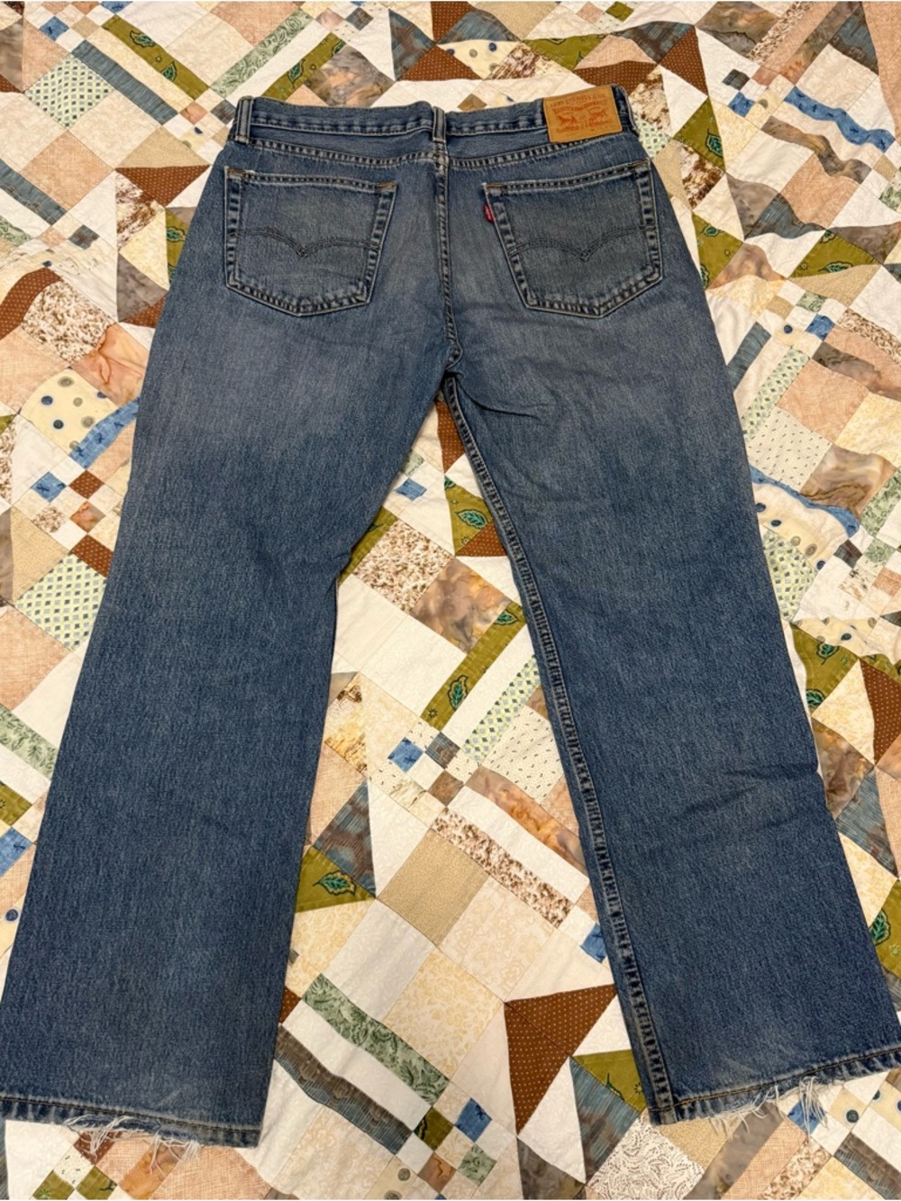 Levi's Men's Bootcut Blue Denim Jeans